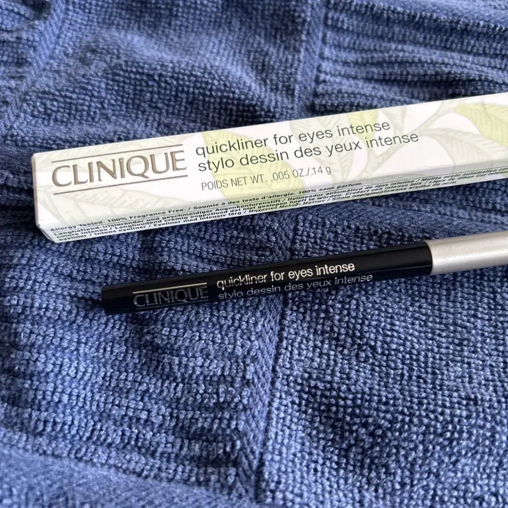 NEW IN BOX! Clinique Quickliner For Eyes Intense 01 Intense Black .14 g